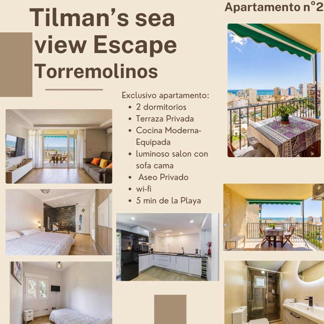 Frida'S Home-Sea View Terrace Торремолинос Экстерьер фото