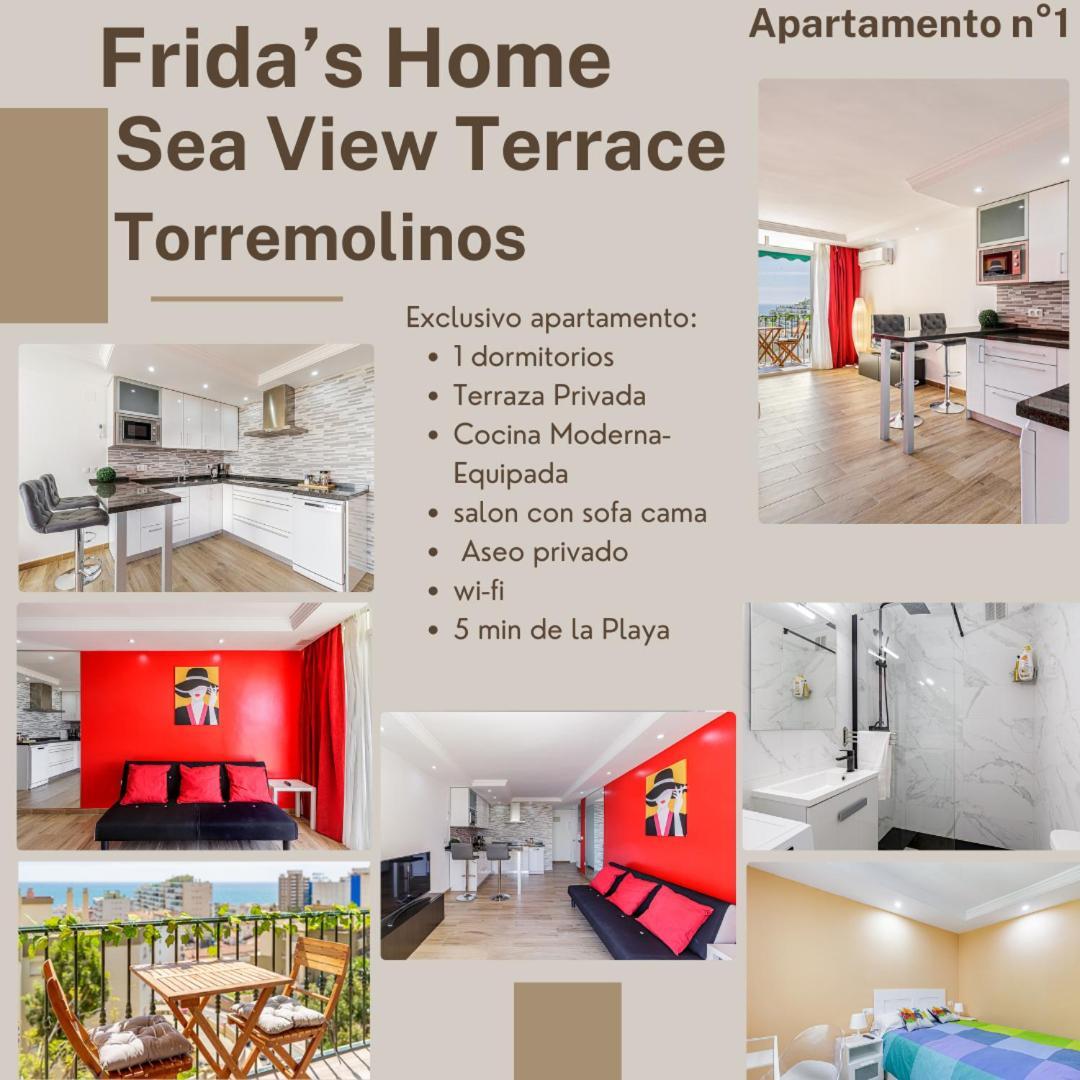 Frida'S Home-Sea View Terrace Торремолинос Экстерьер фото
